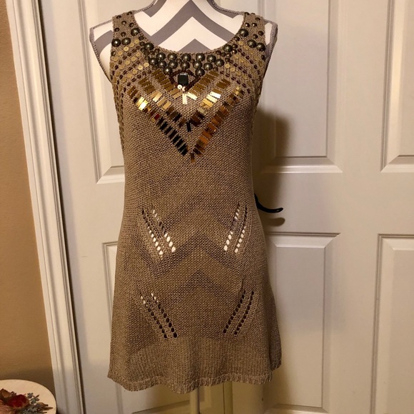 BCBG MaxAzria Embellished Tunic - Picture 1 of 5